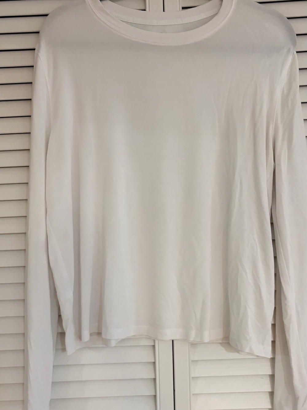 Lou & Grey Essential Modal Long Sleeve Tee White Small
